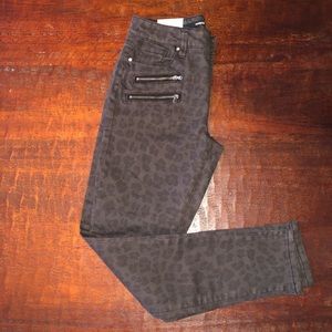 {Harper} cheetah print mid-rise skinny jeans